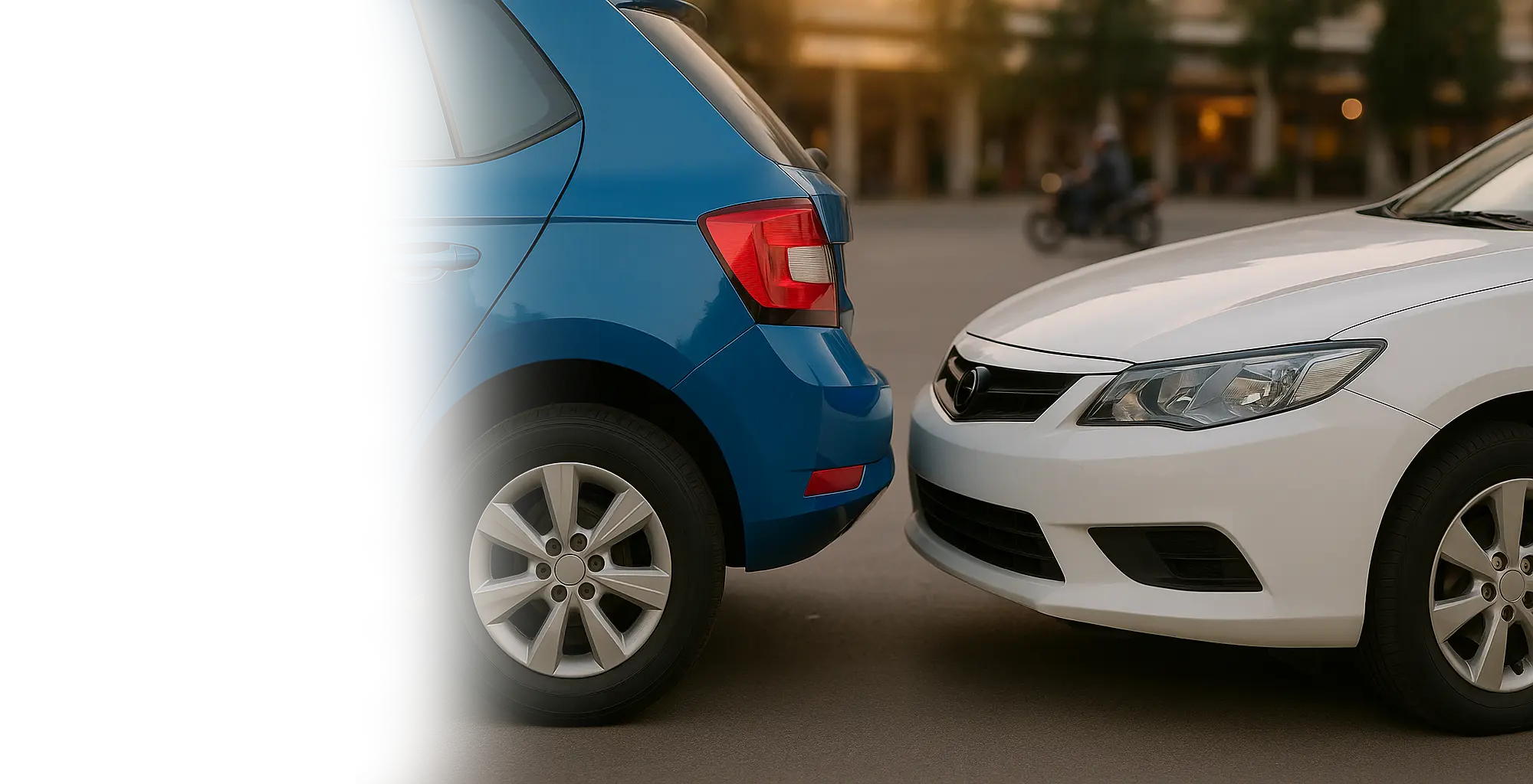 Afbeelding van een autoschade